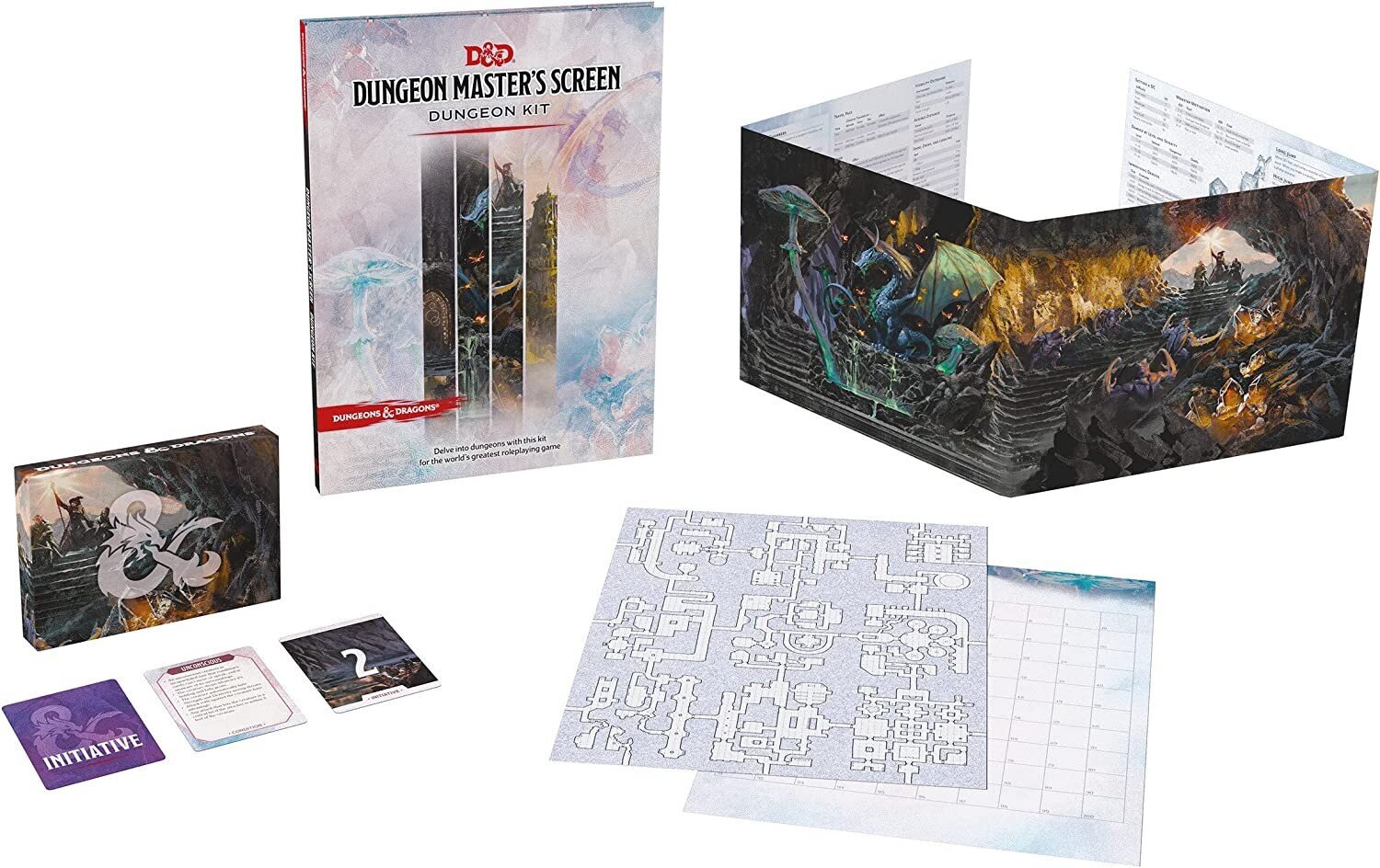 Galda spēle Dungeons & Dragons (D&D) RPG Dungeon Master's Screen: Dungeon Kit, angļu cena un informācija | Galda spēles | 220.lv