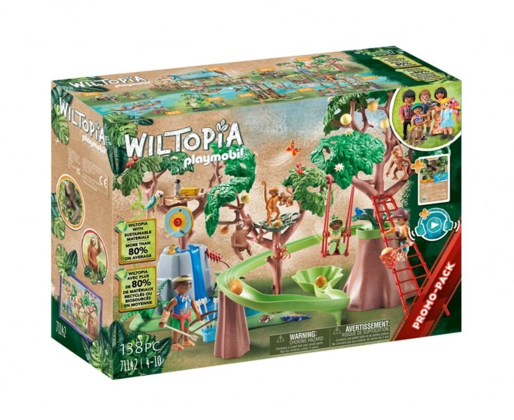 71142 PLAYMOBIL® Wiltopia, Tropu rotaļu laukums cena un informācija | Konstruktori | 220.lv