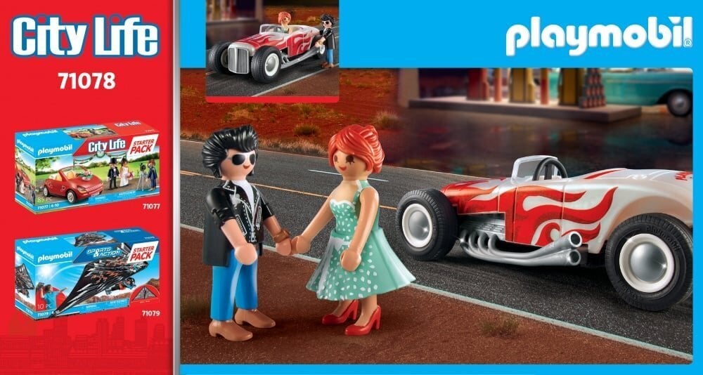 71078 PLAYMOBIL® City Life, Pāra retro automašīna cena un informācija | Konstruktori | 220.lv