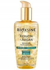 Atjaunojoša matu eļļa Bioxsine Keratin & Argan 150 ml cena un informācija | Kosmētika matu stiprināšanai | 220.lv