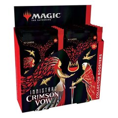 Kāršu spēļu komplekts Magic the Gathering Innistrad: Crimson Vow Collector Booster Display (12) latviešu cena un informācija | Galda spēles | 220.lv