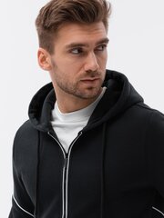Sporta jaka ar rāvējslēdzēju - melns V1 B1421 cena un informācija | Vīriešu jakas | 220.lv