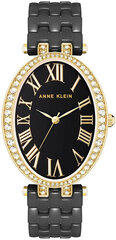 Anne Klein Аналоговые часы Party Animal Oval AK/3900BKGB цена и информация | Женские часы | 220.lv