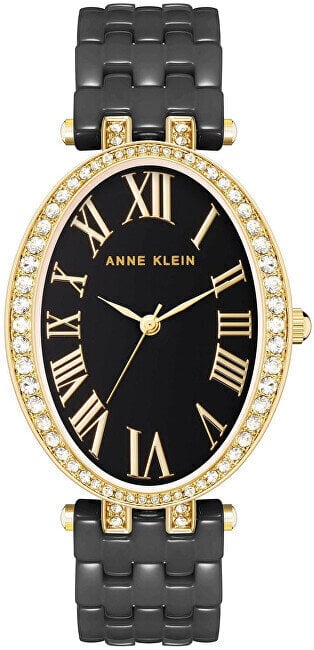Anne Klein Analogais pulkstenis Party Animal Oval AK/3900BKGB cena un informācija | Sieviešu pulksteņi | 220.lv