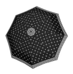 Sieviešu saliekamais lietussargs, melnbalts 7441465BW 04 cena un informācija | Lietussargi sievietēm | 220.lv