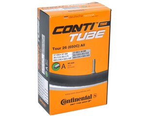 Divu kameru riepa Continental 26 x1,4 — 1,75 Tour 26 (650 C)  cena un informācija | Continental Sports, tūrisms un atpūta | 220.lv