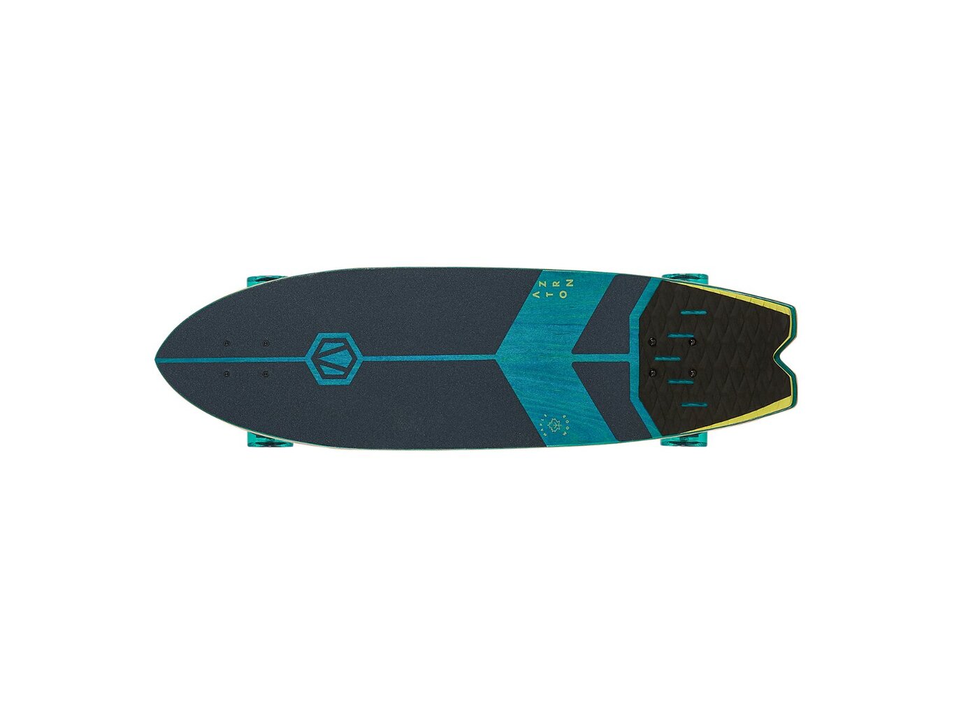 Skeitbords Aztron Surf Skate Forest 34 cena un informācija | Skrituļdēļi | 220.lv