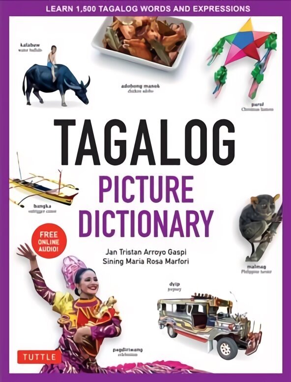 Tagalog Picture Dictionary: Learn 1500 Tagalog Words and Expressions - The Perfect Resource for Visual Learners of All Ages (Includes Online Audio) cena un informācija | Svešvalodu mācību materiāli | 220.lv