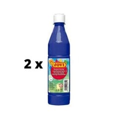 Tempera krāsa Jovi, 500 ml pudelē, tumši zilā sp. 2. pakete. cena un informācija | Modelēšanas un zīmēšanas piederumi | 220.lv