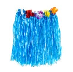 Гавайская юбка, длина 40 см, синий цвет, 2869 цена и информация | Карнавальные костюмы, парики и маски | 220.lv