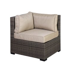 Moduļu dīvāns stūra SEVILLA NEW, tumši brūns cena un informācija | Dārza krēsli | 220.lv