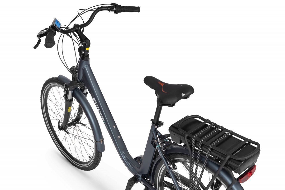 Elektriskais velosipēds Ecobike Traffic 11,6 Ah Greenway, zils cena un informācija | Elektrovelosipēdi | 220.lv