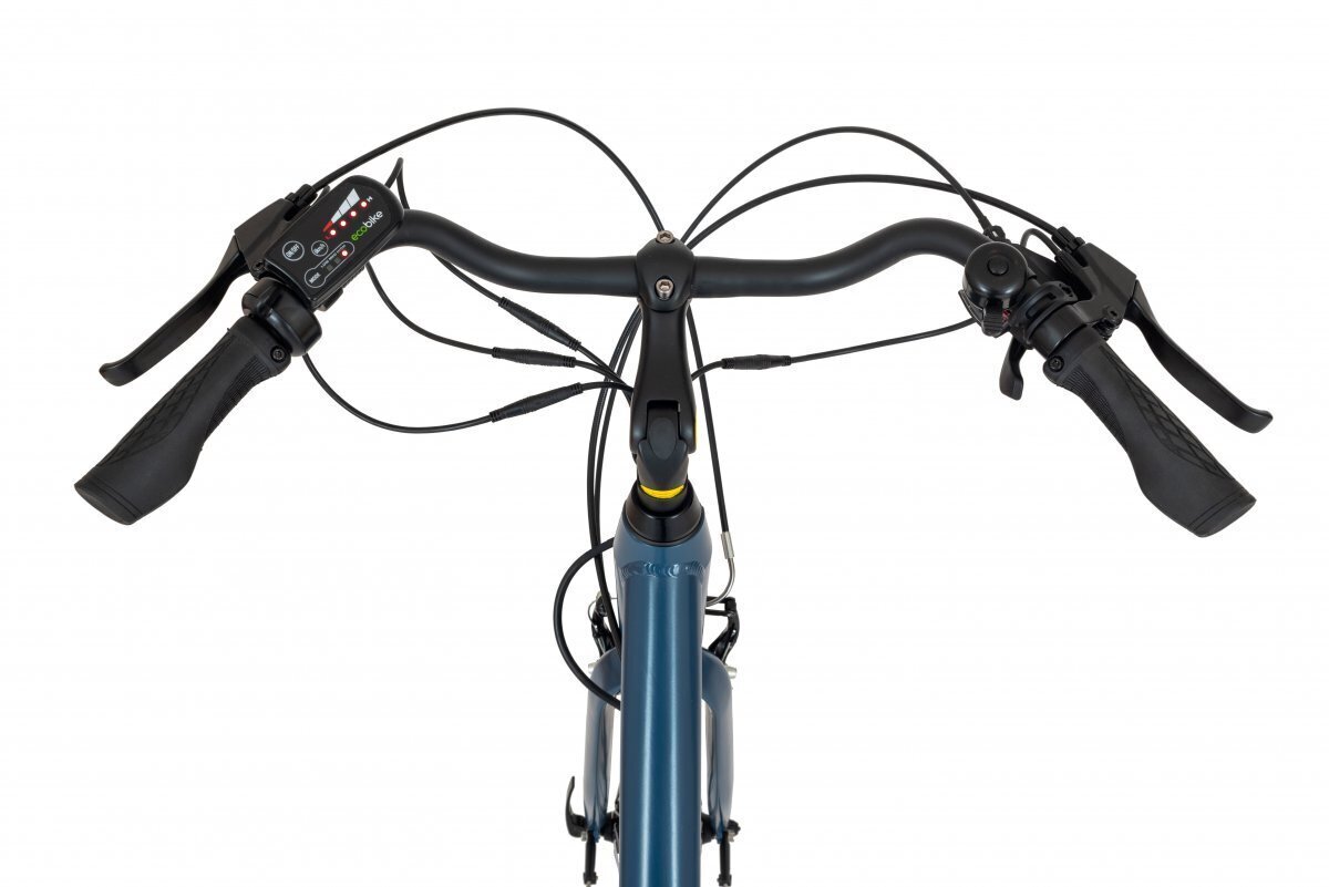 Elektriskais velosipēds Ecobike Basic 11,6 Ah Greenway, zils цена и информация | Elektrovelosipēdi | 220.lv