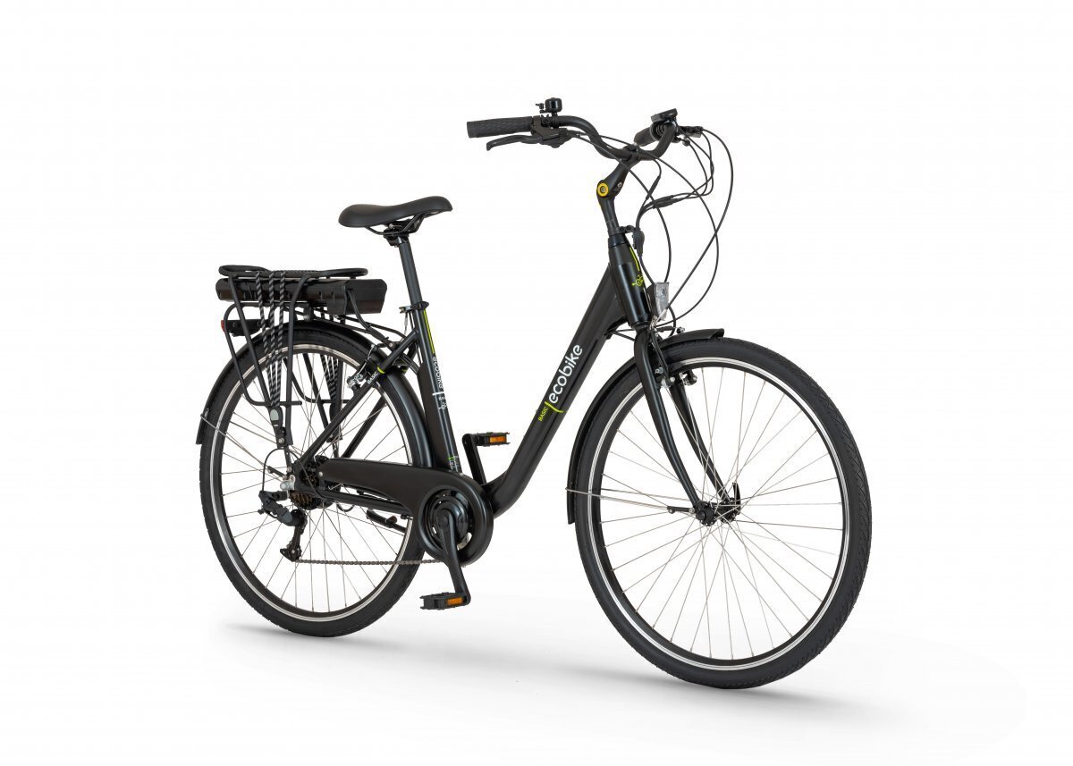 Elektriskais velosipēds Ecobike Basic 11,6 Ah Greenway, melns cena un informācija | Elektrovelosipēdi | 220.lv