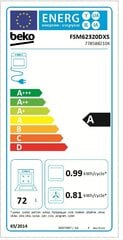 Beko 165510 CSG 42009 DW cena un informācija | Gāzes plītis | 220.lv