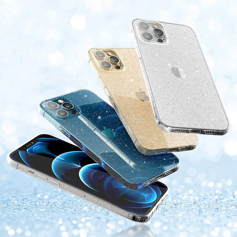 Crystal Glitter vāciņš - iPhone 7 / 8 / SE 2020 / SE 2022 цена и информация | Telefonu vāciņi, maciņi | 220.lv