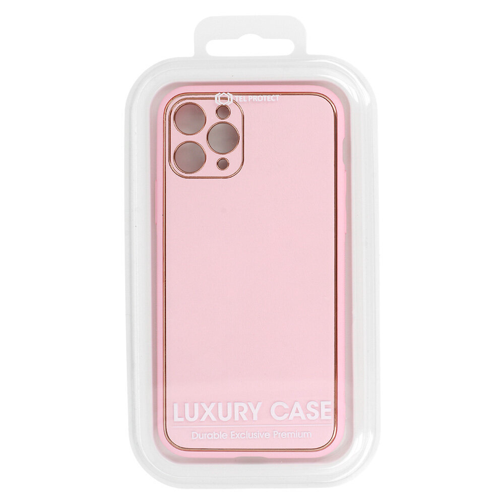Telefona vāciņš Luxury priekš Samsung Galaxy S23 Ultra, rozā cena un informācija | Telefonu vāciņi, maciņi | 220.lv
