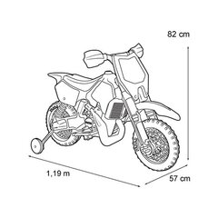 Elektriskais motocikls Feber Cross zaļš cena un informācija | Bērnu elektroauto | 220.lv