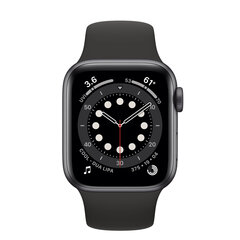 Apple Watch Series 6 40mm Space Gray Aluminum (Atjaunots, stāvoklis kā jauns) cena un informācija | Viedpulksteņi (smartwatch) | 220.lv