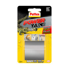Американская лента Pattex power tape, серая (5 м x 50 cм) цена и информация | Pattex Сантехника, ремонт, вентиляция | 220.lv