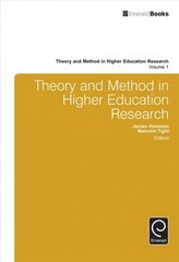 Theory and Method in Higher Education Research cena un informācija | Sociālo zinātņu grāmatas | 220.lv