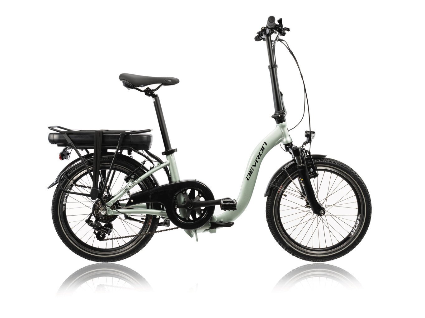Elektriskais velosipēds Devron 20122 Tourney7 424mm, balts cena un informācija | Elektrovelosipēdi | 220.lv