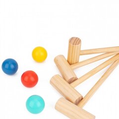 Детский деревянный набор для игры в крикет цена и информация | Развивающие игрушки | 220.lv