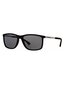 EMPORIO ARMANI Rectangle Black 500021352 cena un informācija | Saulesbrilles  vīriešiem | 220.lv