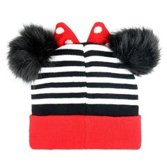 Cepure bērniem Disney Minnie Premium Jacquard Pom Pom 11299 cena un informācija | Cepures, cimdi, šalles meitenēm | 220.lv