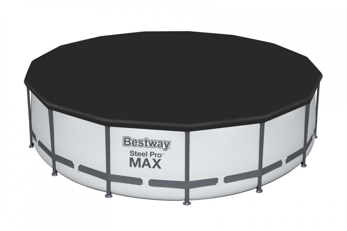 Karkasa baseins ar filtru Bestway Steel Pro Max, 457x122 cm cena un informācija | Baseini | 220.lv