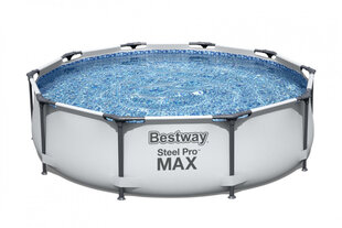 Baseins ar filtru Bestway Steel Pro Max, 305x76 cm cena un informācija | Baseini | 220.lv