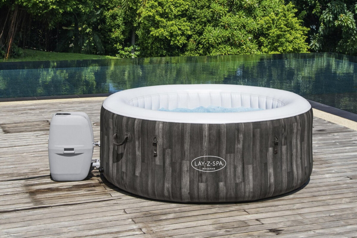 Burbuļvanna ar filtru Whirlpool Bestway Lay-Z-Spa Bahamas, 180x66 cm cena un informācija | Baseini | 220.lv