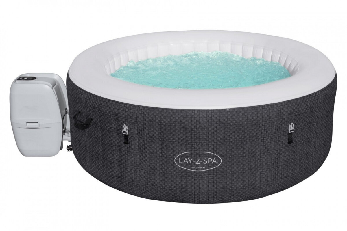 Burbuļvanna ar filtru Bestway Lay-Z-Spa Havana, 180x66 cm cena un informācija | Baseini | 220.lv