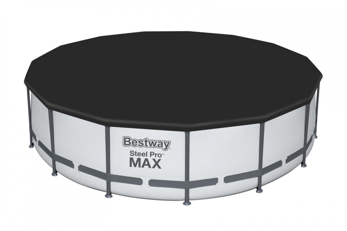 Baseinā ar filtru Bestway Steel Pro Max, 457x107 cm цена и информация | Baseini | 220.lv