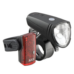Комплект освещения AXA Greenline Set 15 Lux цена и информация | Велосипедные фонари, отражатели | 220.lv