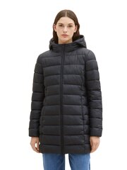 Tom Tailor удлинённая весенне-осенняя куртка для женщин, черная цена и информация | Женские куртки | 220.lv