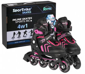 Transformējamās skrituļslidas Sport Trike, 35-38, rozā cena un informācija | Skrituļslidas | 220.lv