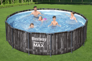 Baseins ar filtru Bestway Steel Pro Max, 427x107 cm цена и информация | Бассейны | 220.lv