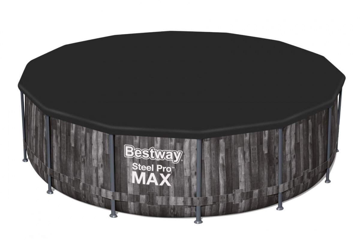 Baseins ar filtru Bestway Steel Pro Max, 427x107 cm cena un informācija | Baseini | 220.lv