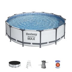 Baseins ar filtru Bestway Steel Pro Max, 427x107 cm cena un informācija | Baseini | 220.lv