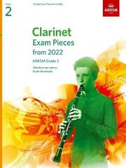 Clarinet Exam Pieces from 2022, ABRSM Grade 2: Selected from the syllabus from 2022. Score & Part, Audio Downloads цена и информация | Книги об искусстве | 220.lv