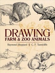 Drawing Farm and Zoo Animals cena un informācija | Mākslas grāmatas | 220.lv