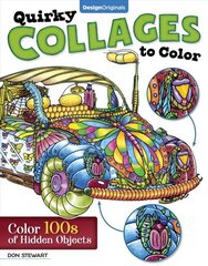 Quirky Collages to Color: Color 100s of Hidden Objects cena un informācija | Mākslas grāmatas | 220.lv