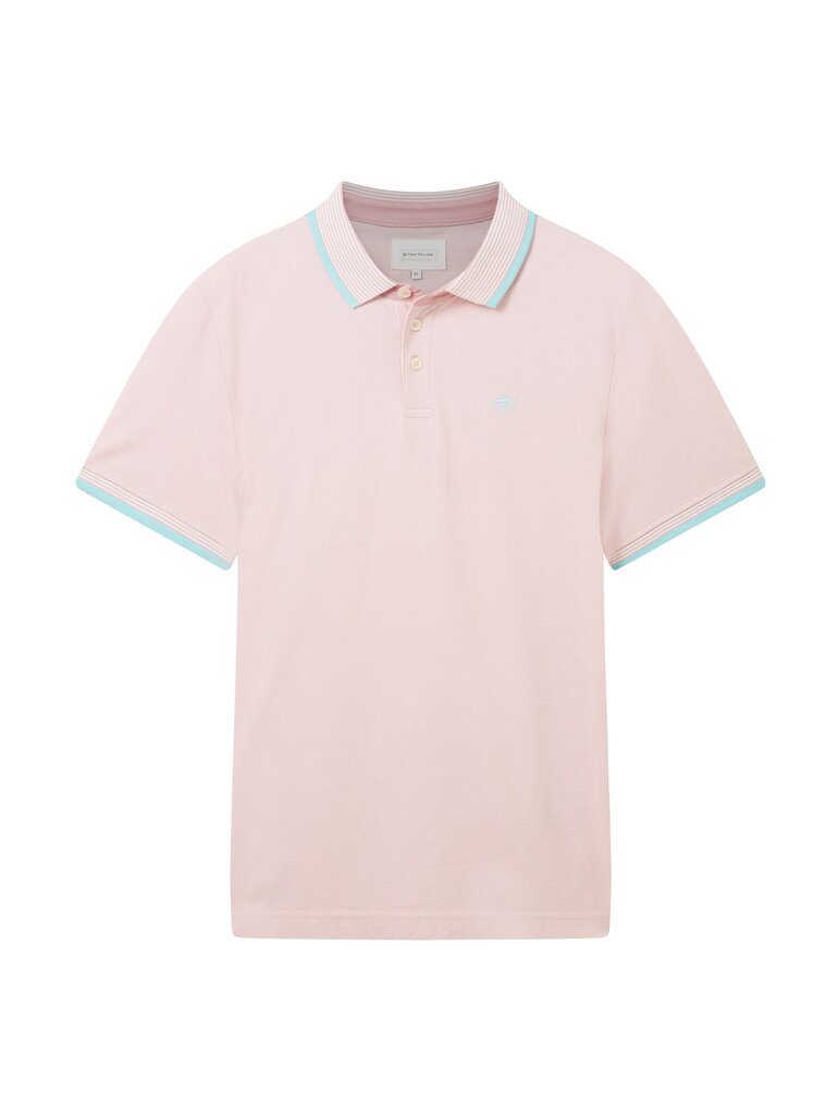 Tom Tailor vīriešu polo krekls, gaiši rozā cena un informācija | Vīriešu T-krekli | 220.lv