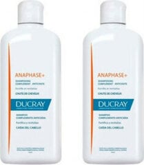 Ducray Anaphase+ Shampoo Hair Loss Supplement 2x400ml cena un informācija | Šampūni | 220.lv