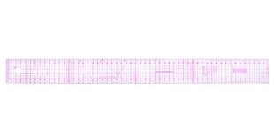 Mēru lineāls rokdarbiem 54 cm cena un informācija | Šūšanas piederumi | 220.lv