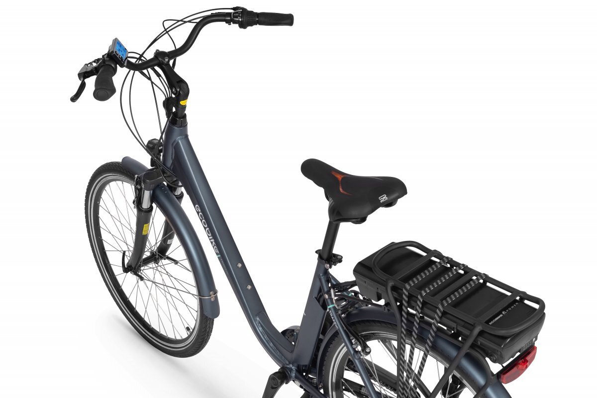 Elektriskais velosipēds Ecobike Traffic 17,5 Ah LG, zils цена и информация | Elektrovelosipēdi | 220.lv