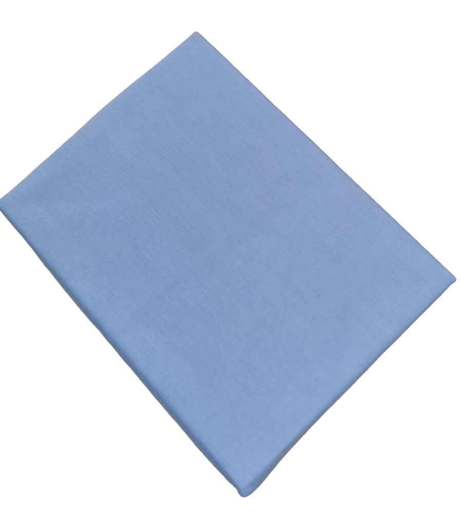 Ūdensnecaurlaidīgs trikotāžas Jersey audums palags uz gumijas, zils 90x200 cm cena un informācija | Palagi | 220.lv