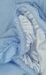 Ūdensnecaurlaidīgs trikotāžas Jersey audums palags uz gumijas, zils 80x160 cm цена и информация | Palagi | 220.lv
