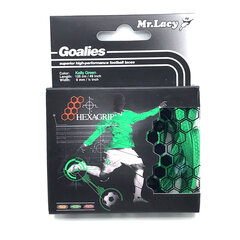 Mr.Lacy Goalies plakanas šņores futbola apaviem, zaļas, 125 cm cena un informācija | Līdzekļi apģērbu un apavu kopšanai | 220.lv